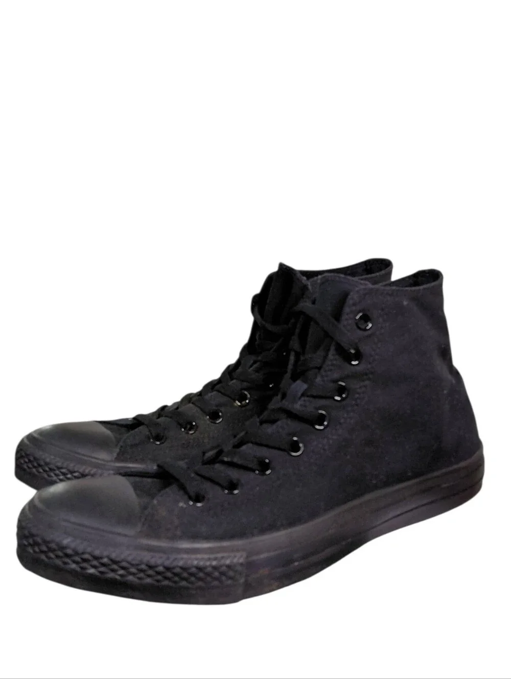 Men's Black Converse High Top Sneakers Size 10 Chuck Taylor All-Stars